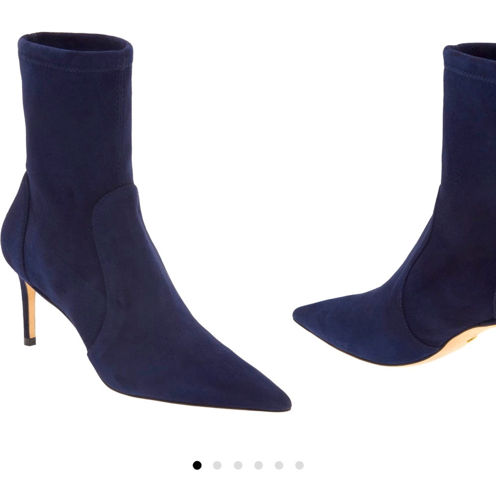 Stuart Weitzman Stuart 75 sock bootie size 7 Nice Blue